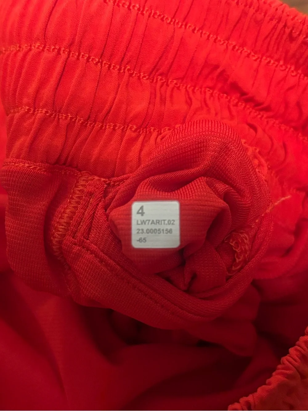 Lululemon Women's High Rise Red Athletic Running Shorts Size 4